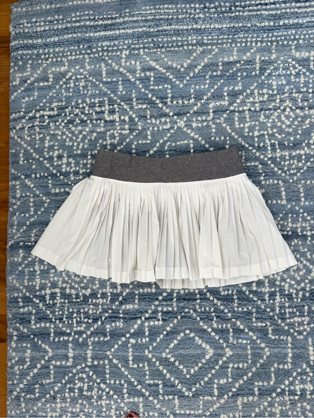 Lululemon Pleated White Skirt